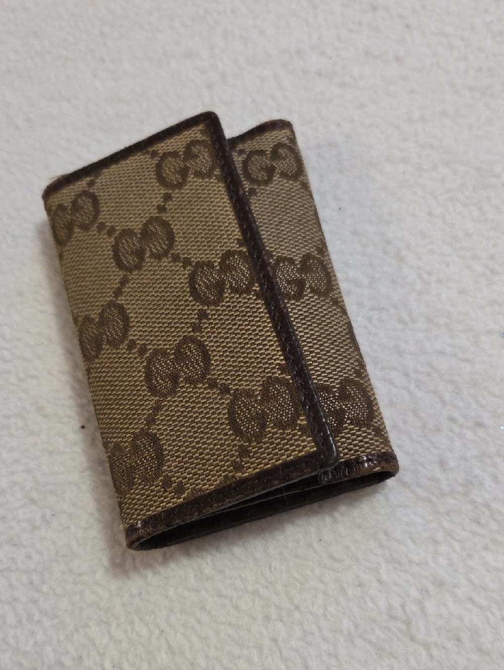 NWOT GUCCI CANVAS KEY HOLDER